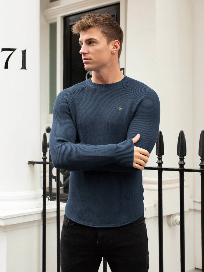 Olton Knit Jumper - Royal Blue