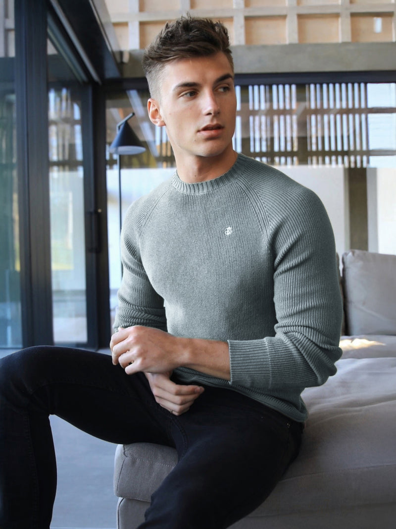 Olton Knit Jumper - Light Blue