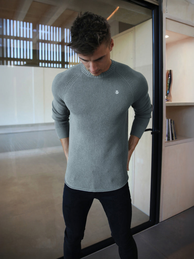 Olton Knit Jumper - Light Blue