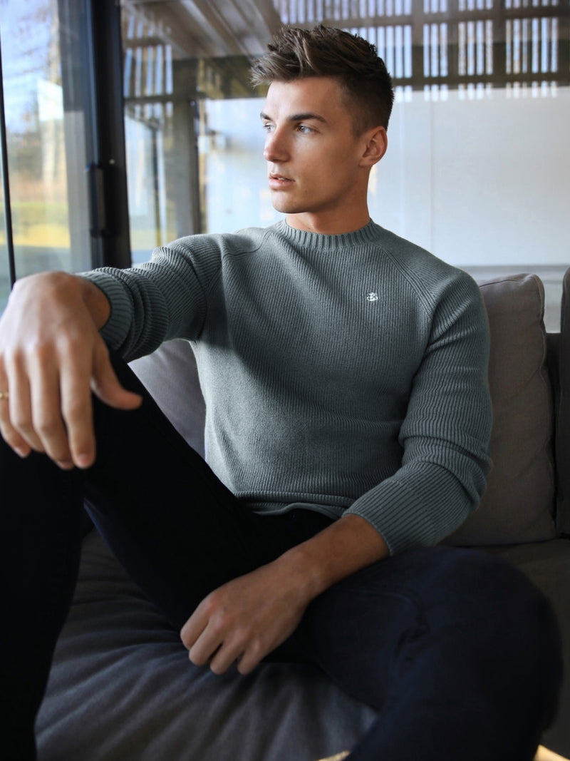 Olton Knit Jumper - Light Blue