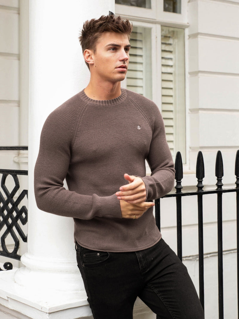 Olton Knit Jumper - Brown