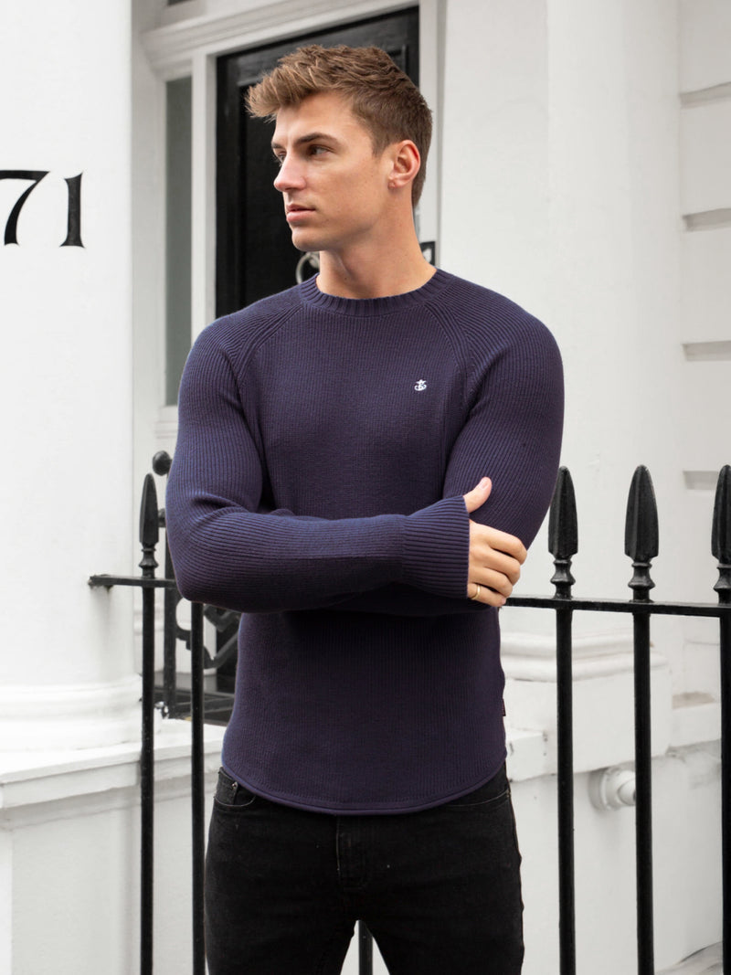 Olton Knit Jumper - Purple