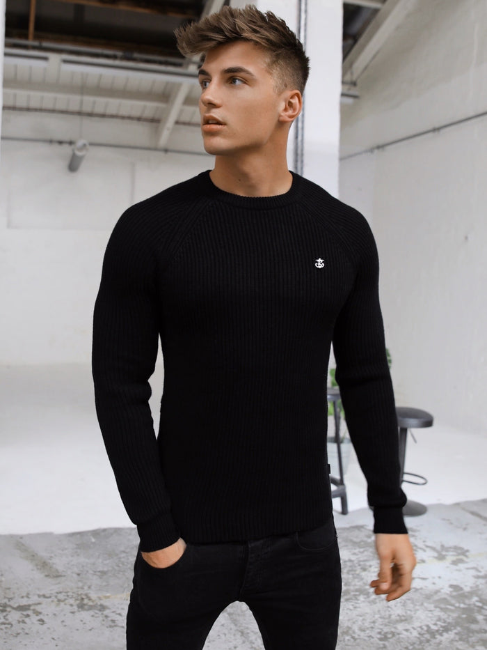 Oxley Knit Jumper - Black