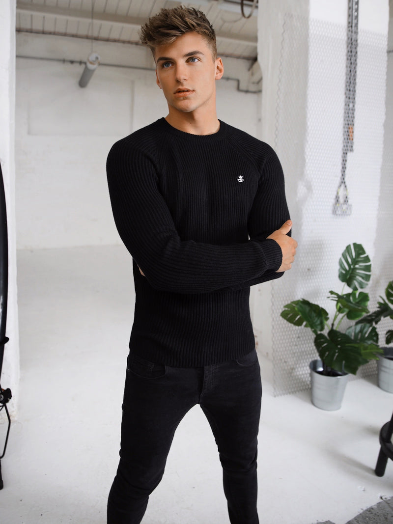 Oxley Knit Jumper - Black