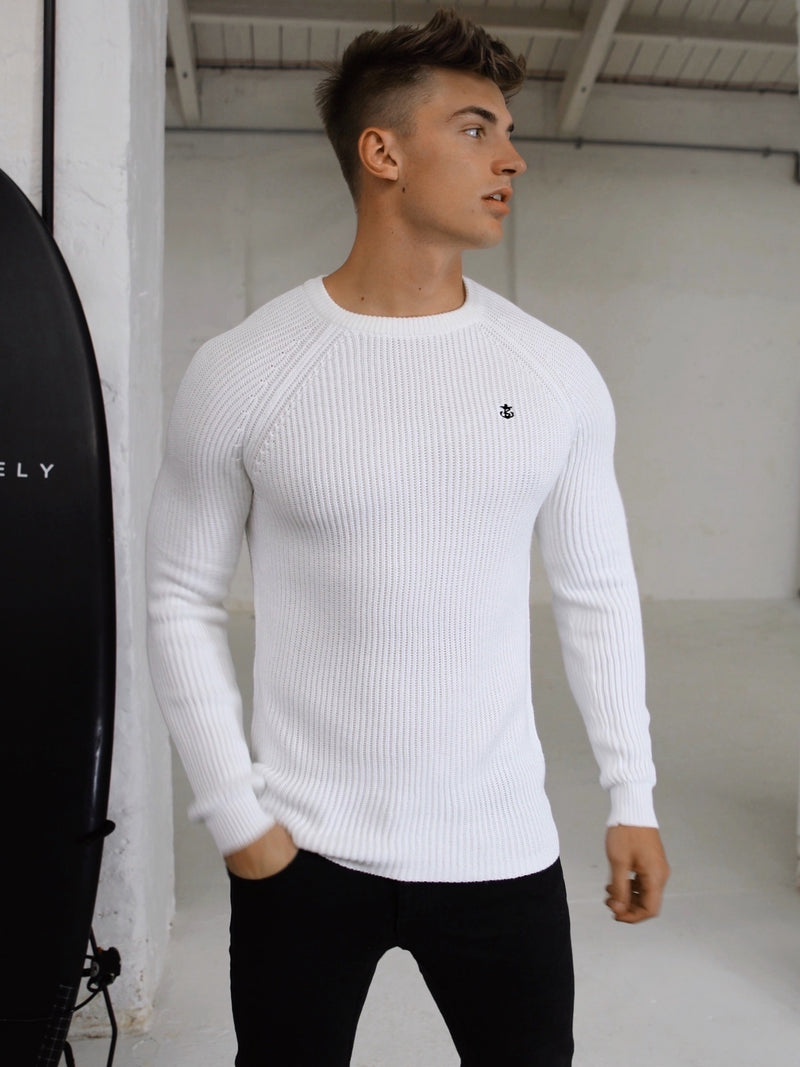 Oxley Knit Jumper - White