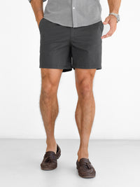 Conrad Stretch Chino Shorts - Graphite