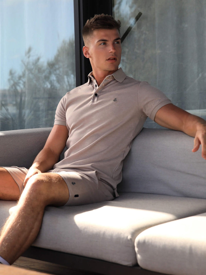 Sorrento Polo & Shorts Set - Tan