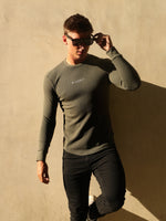Alezio Textured Jumper - Green