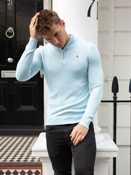 Mens sky sale blue jumper