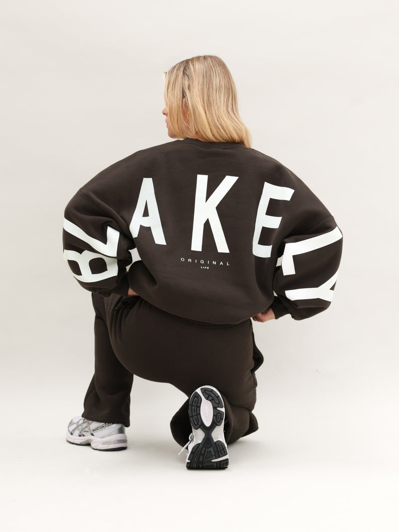Isabel Oversized Jumper - Deep Brown
