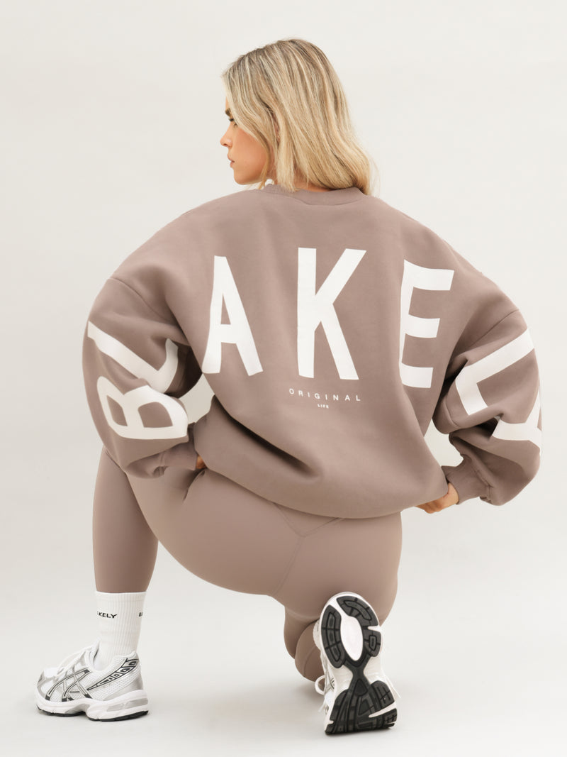 Isabel Oversized Jumper - Soft Brown