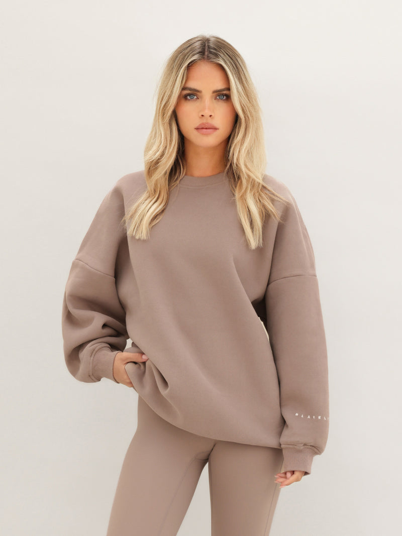 Isabel Oversized Jumper - Soft Brown