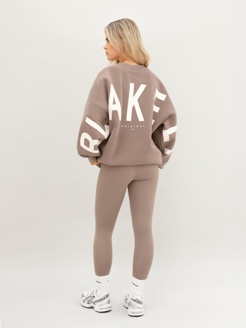 Isabel Oversized Jumper - Soft Brown