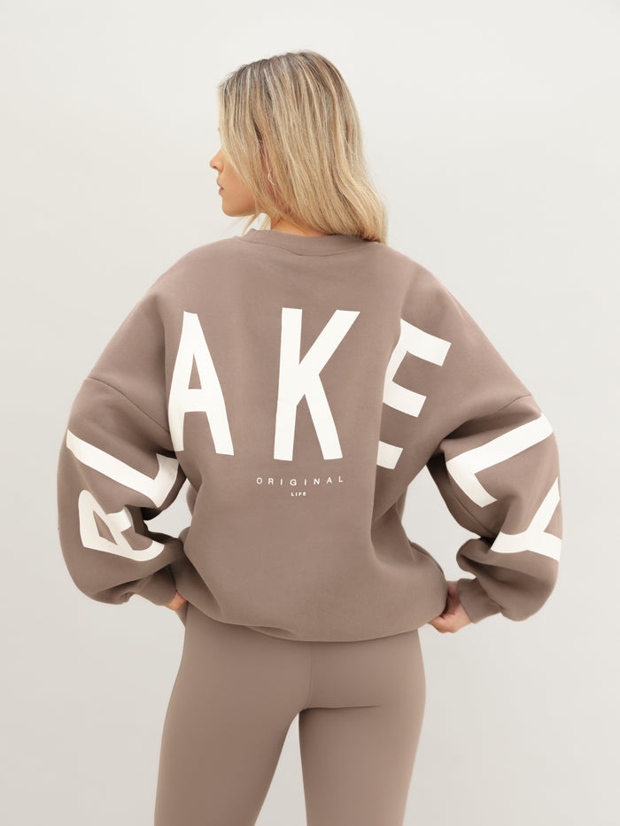 Isabel Oversized Jumper - Soft Brown