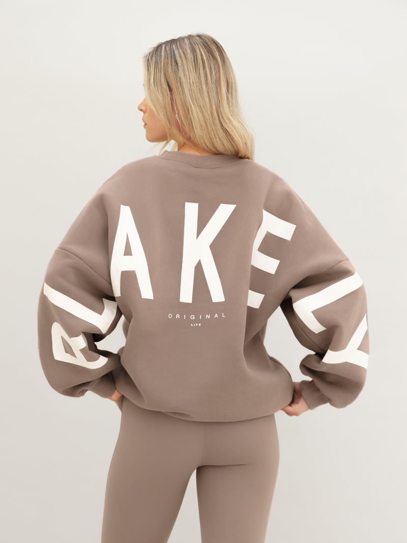 Isabel Oversized Jumper - Soft Brown