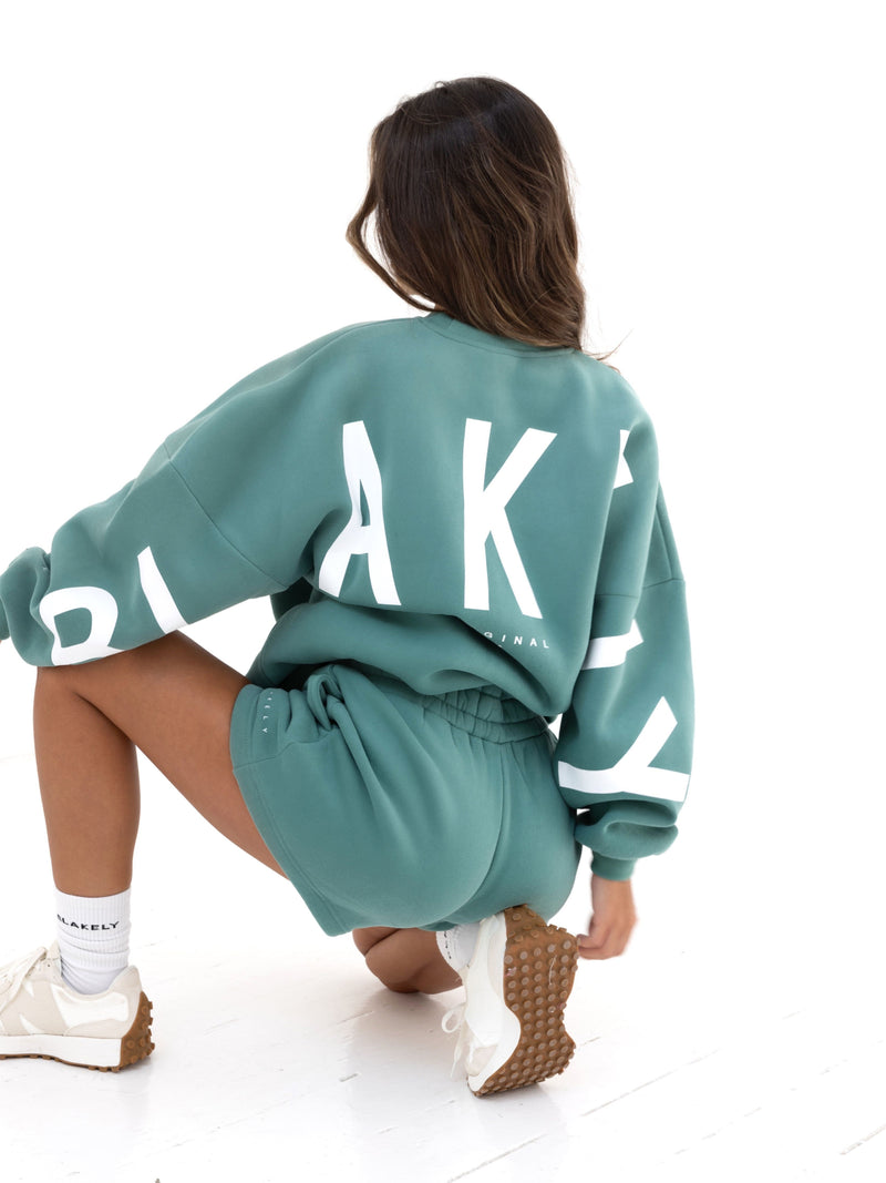 Isabel Oversized Jumper - Deep Sage