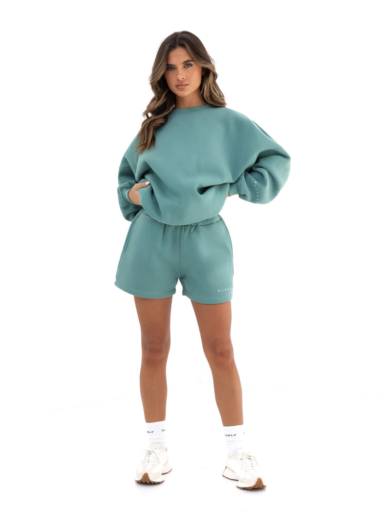 Isabel Oversized Jumper - Deep Sage