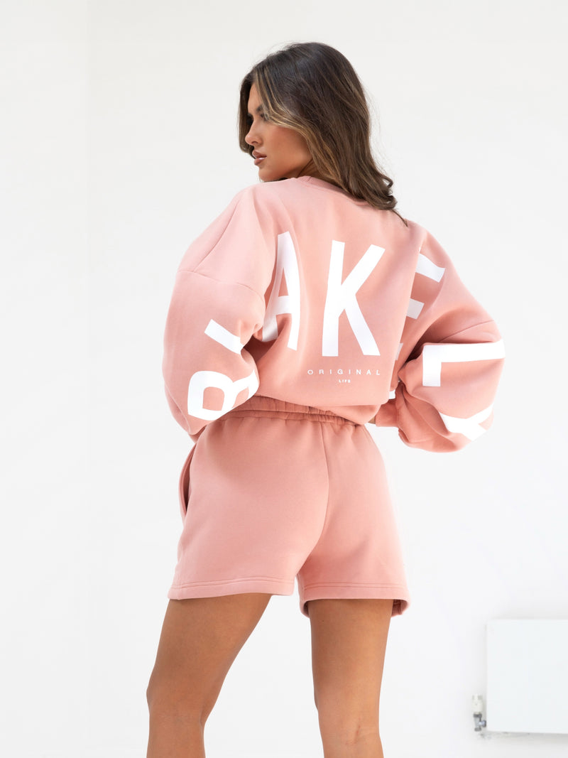 Isabel Oversized Jumper - Peach Pink