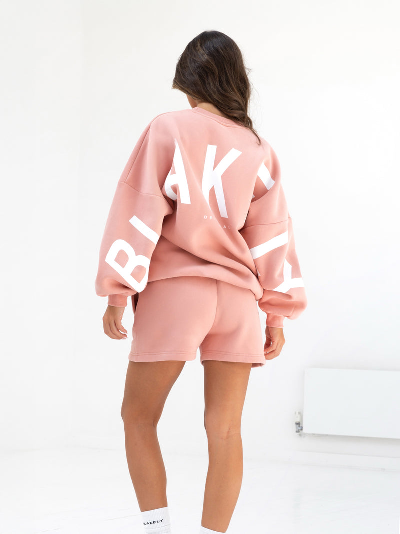 Isabel Oversized Jumper - Peach Pink