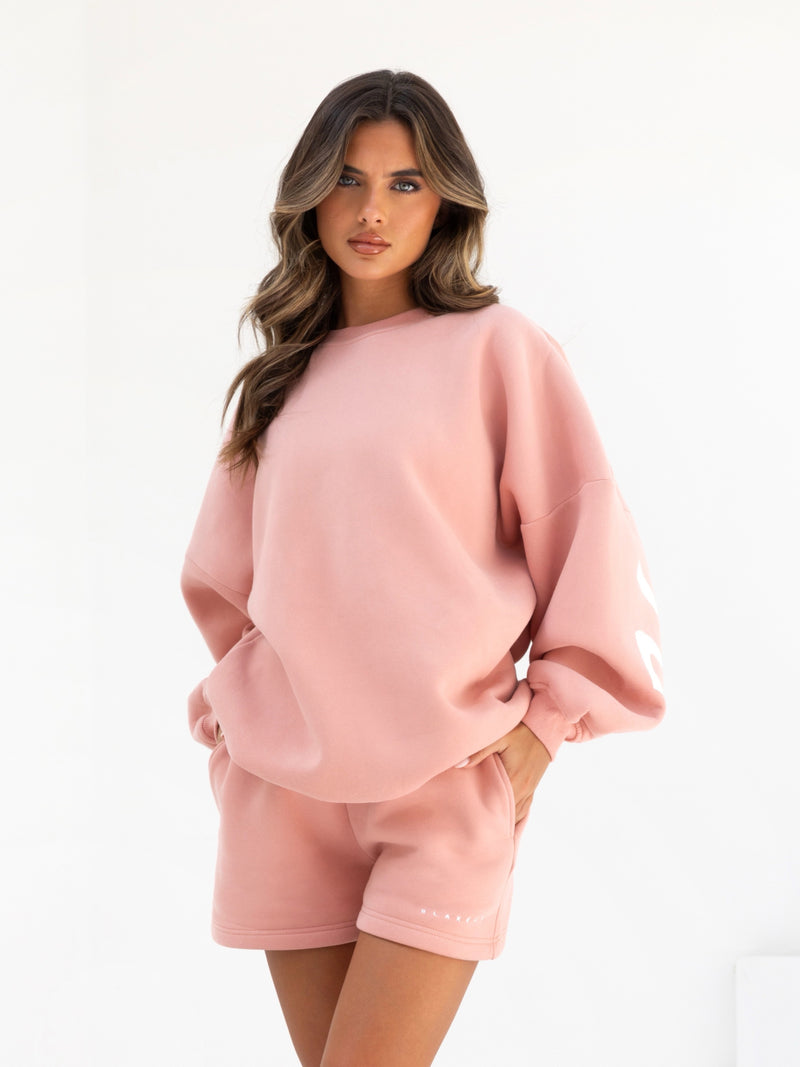 Isabel Oversized Jumper - Peach Pink