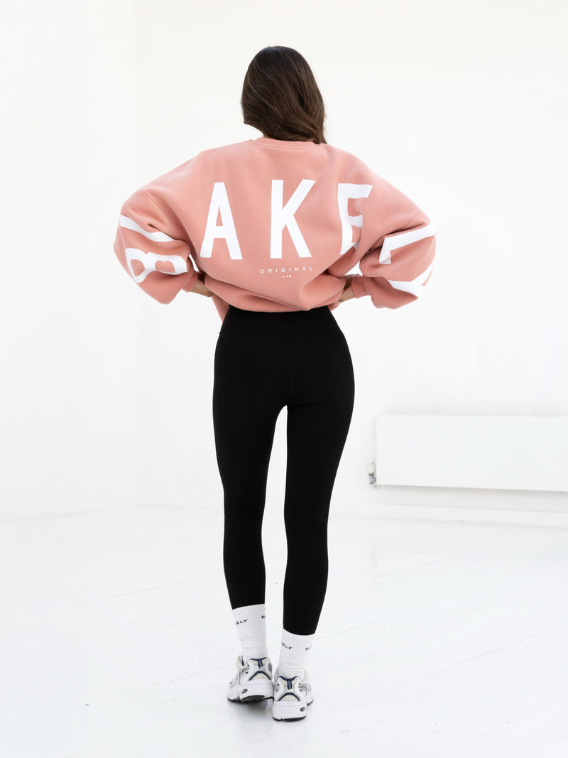 Isabel Oversized Jumper - Peach Pink