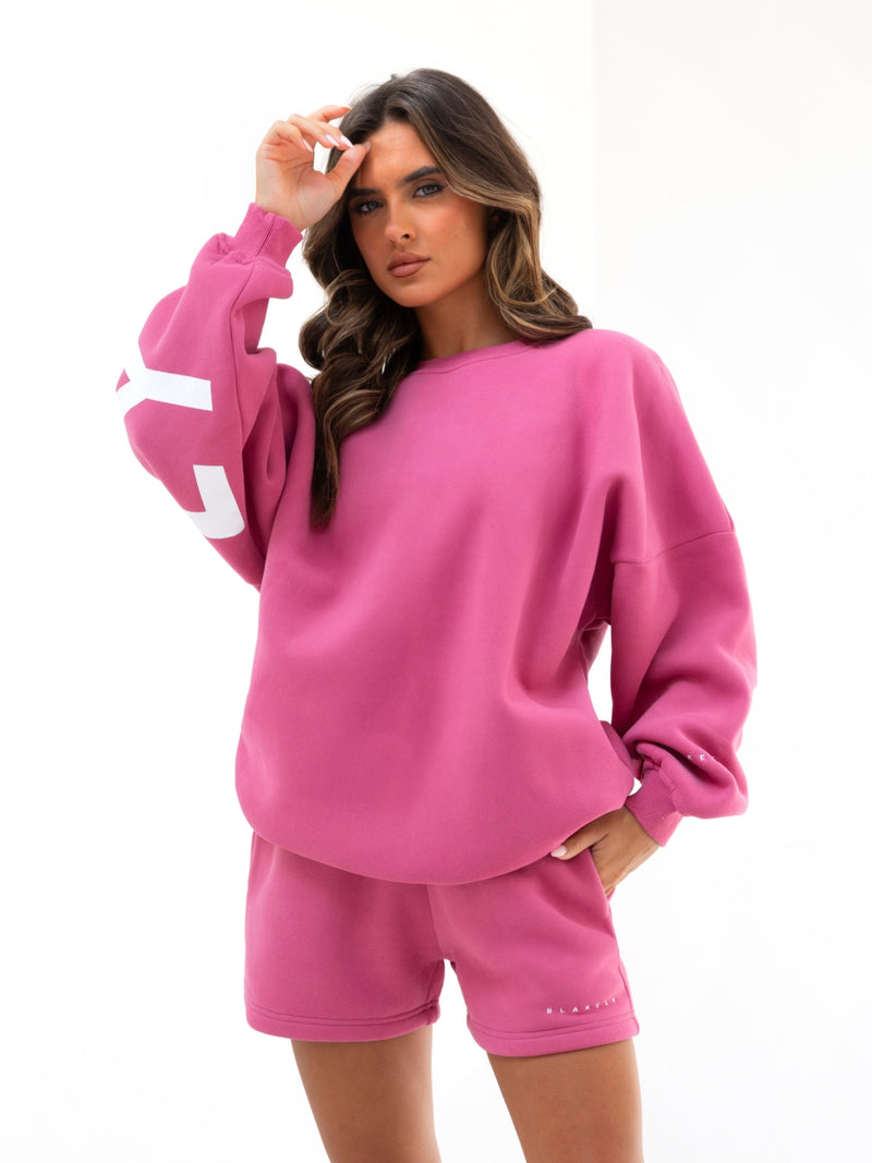 Isabel Oversized Jumper - Hot Pink
