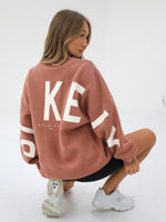 Isabel Oversized Jumper - Clay