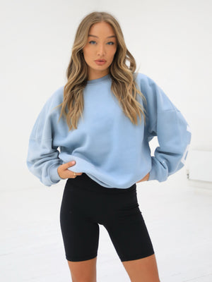 Isabel Oversized Jumper - Ice Blue