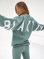 Isabel Oversized Jumper - Sage Green