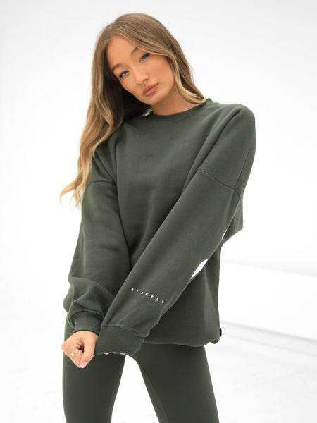 Oversized hotsell khaki jumper