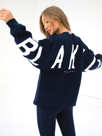 Isabel Oversized Jumper - Navy