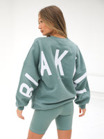 Isabel Oversized Jumper - Sage Green