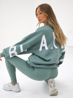 Isabel Oversized Jumper - Sage Green