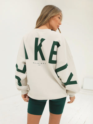 Life & Style Isabel Oversized Jumper - Chalk