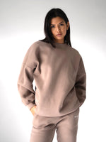 LAX Isabel Oversized Jumper - Brown