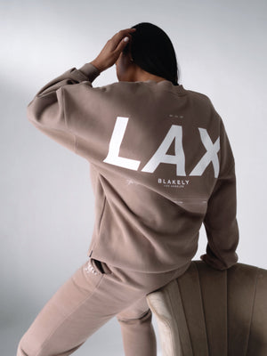 LAX Isabel Oversized Jumper - Brown