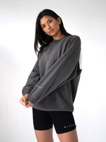 LAX Isabel Oversized Jumper - Charcoal