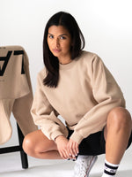 LAX Isabel Oversized Jumper - Tan