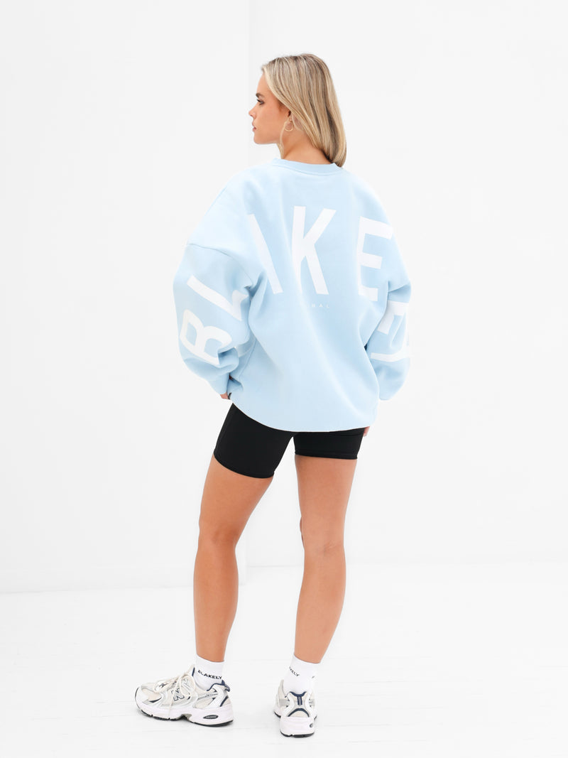 Isabel Oversized Jumper - Baby Blue