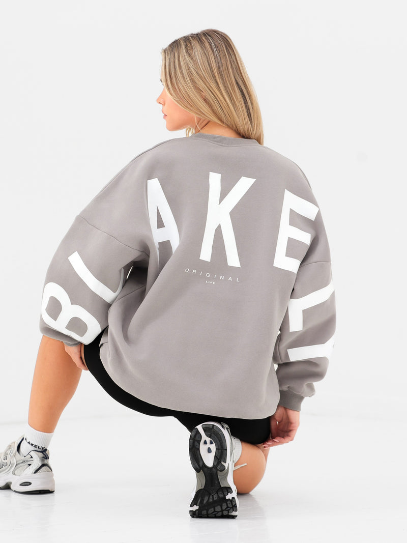 Isabel Oversized Jumper - Cloud Grey