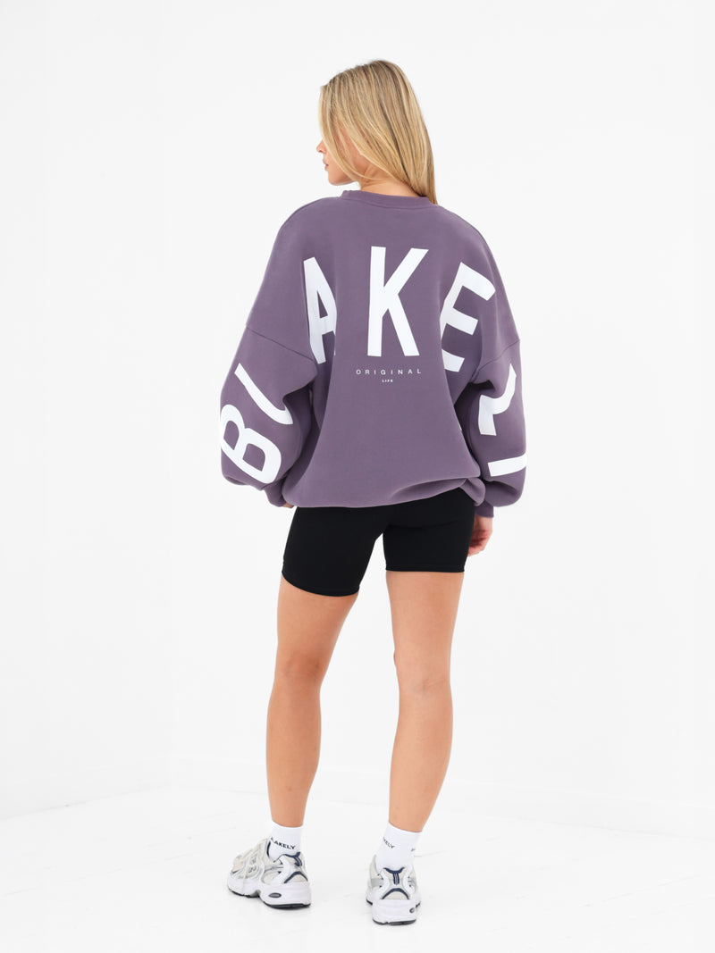 Isabel Oversized Jumper - Deep Purple