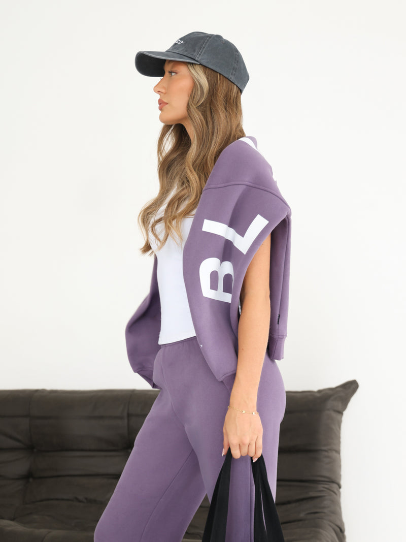Isabel Oversized Jumper - Deep Purple