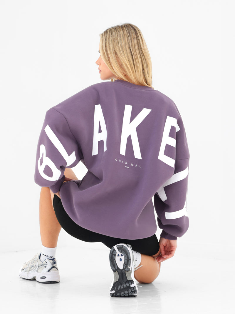 Isabel Oversized Jumper - Deep Purple