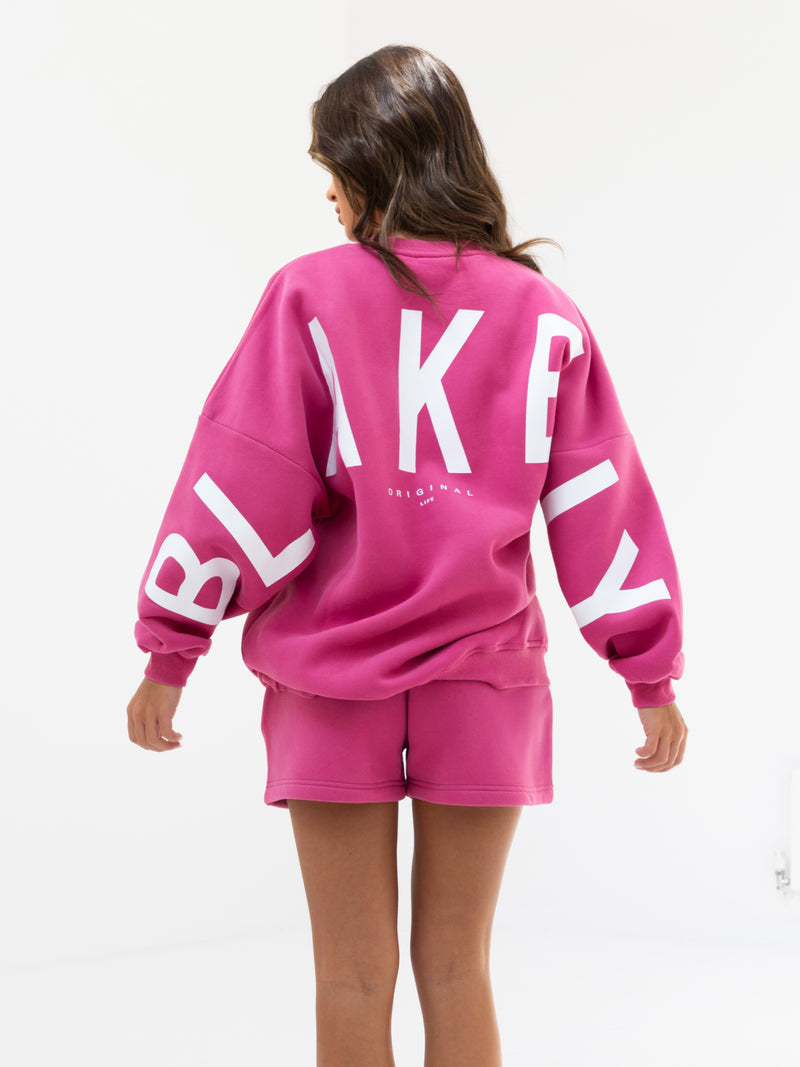 Isabel Oversized Jumper - Hot Pink