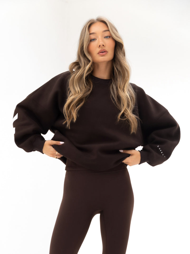 Isabel Oversized Jumper - Coffee Bean