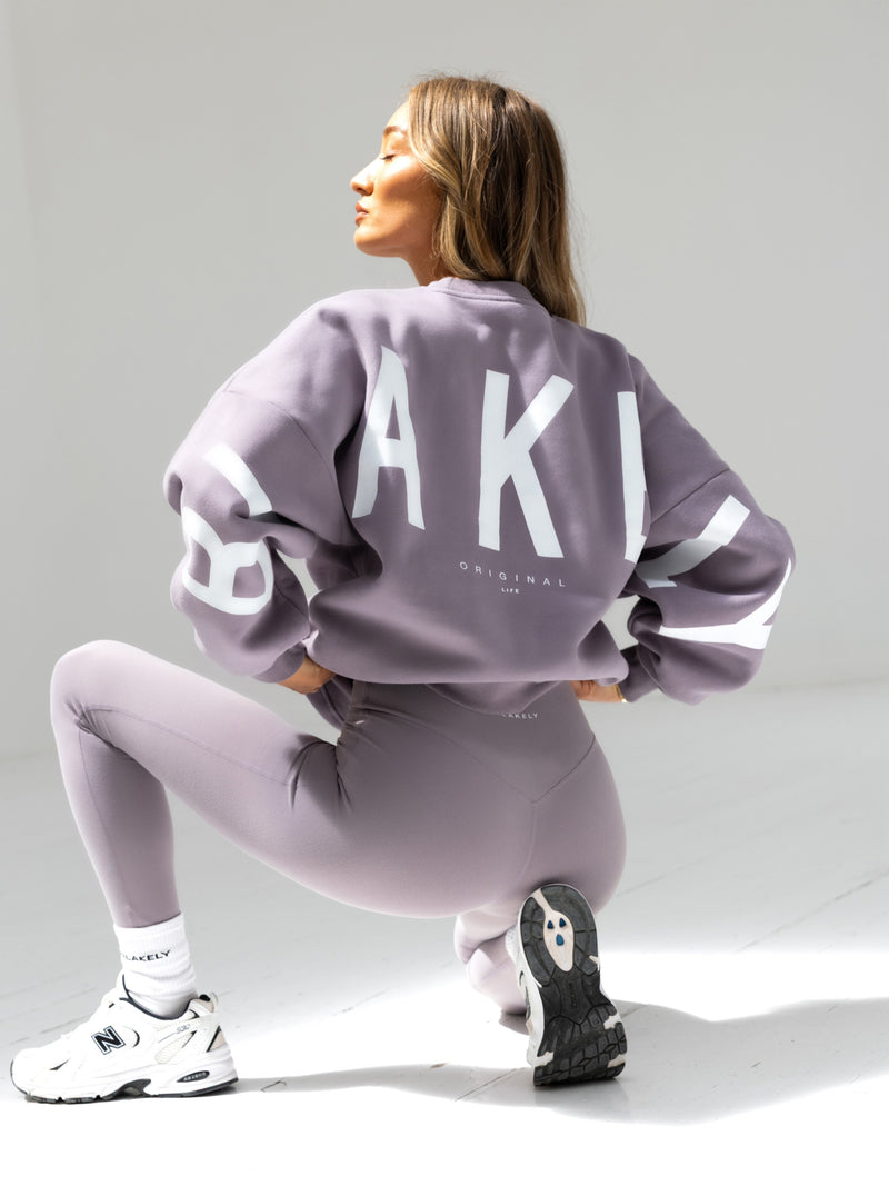 Isabel Oversized Jumper - Soft Purple