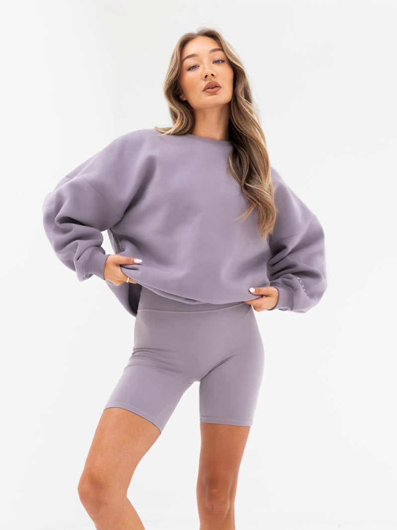 Isabel Oversized Jumper - Soft Purple