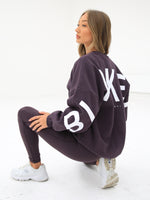 Isabel Oversized Jumper - Plum