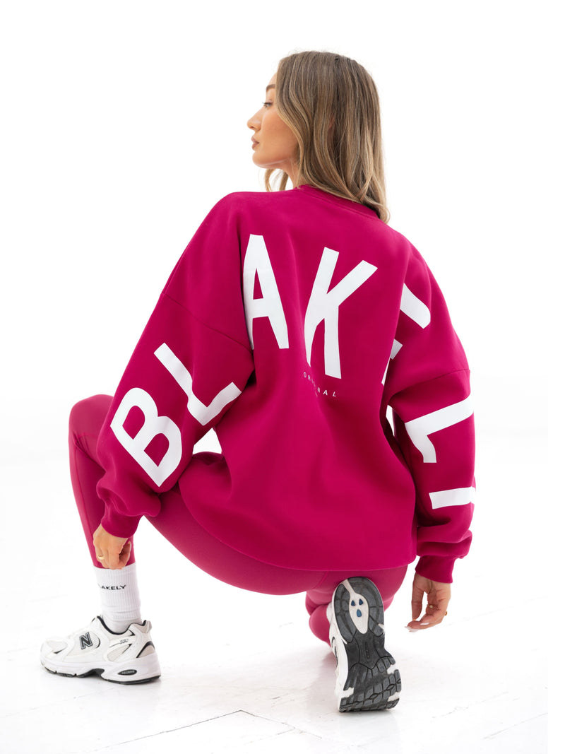 Isabel Oversized Jumper - Ultra Pink