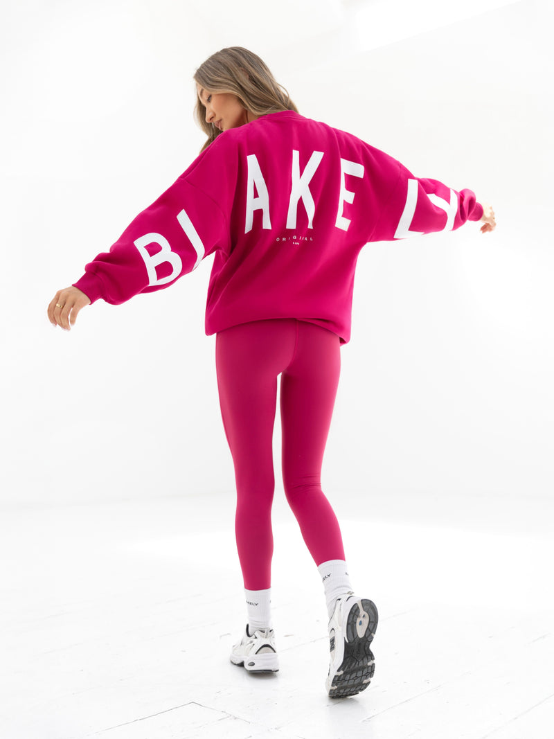 Isabel Oversized Jumper - Ultra Pink